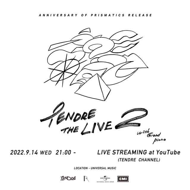 「TENDRE THE LIVE 2 with Grand Piano」告知ビジュアル