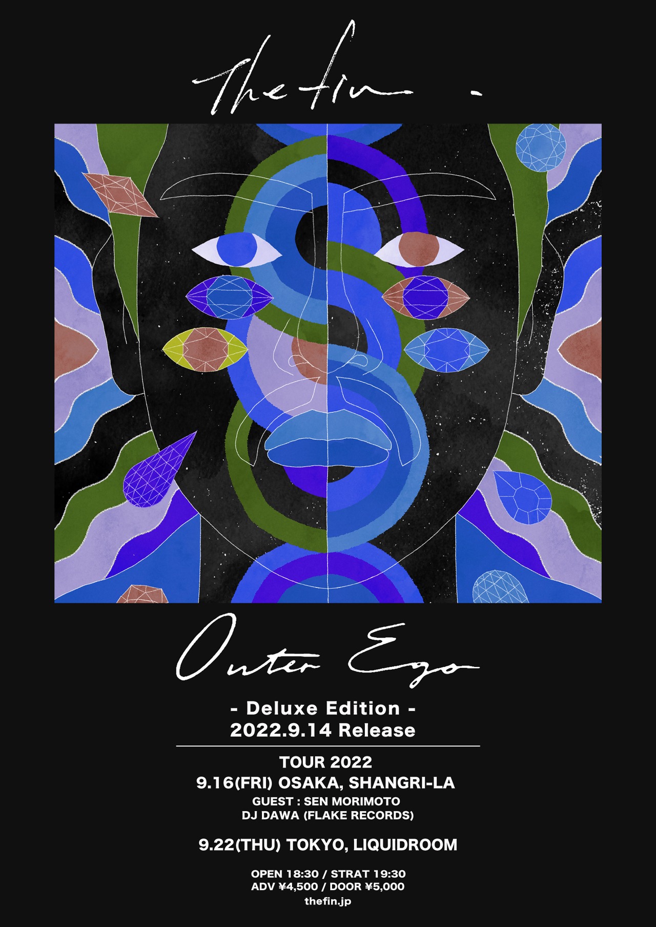 「The fin. TOUR 2022 ワンマンライブ」告知ビジュアル