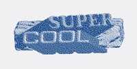 「SUPER COOL」ロゴ