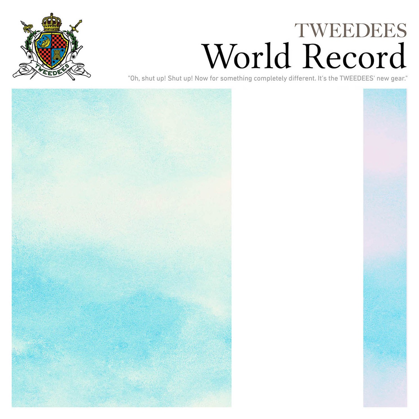 TWEEDEES「World Record」LP盤ジャケット