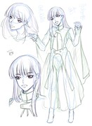 アイナ・ジ・エンドのキャラ画。(c)蟹江鉄史 / 光文社）