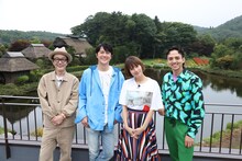 左からリリー・フランキー、福山雅治、柴咲コウ、満島真之介。