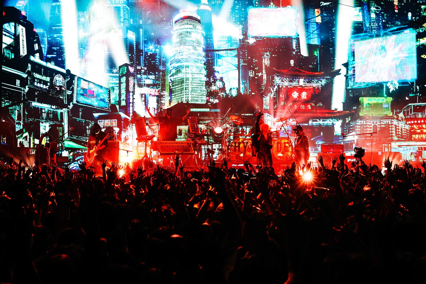 「HYDE LIVE 2022」Zepp Haneda（TOKYO）公演の様子。（撮影：石川浩章）