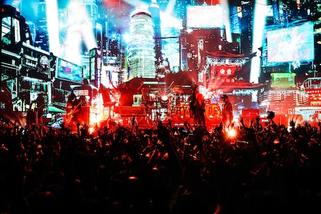 「HYDE LIVE 2022」Zepp Haneda(TOKYO)公演の様子。(撮影:石川浩章)