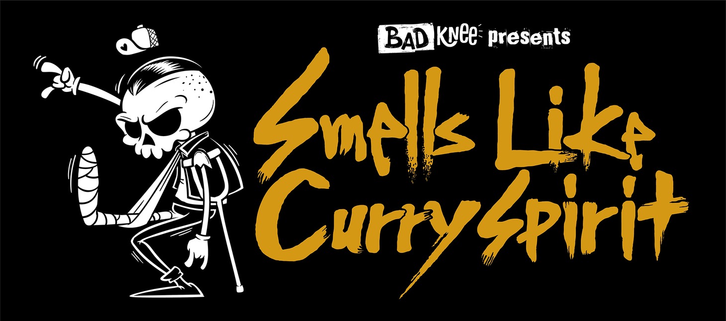 「BAD KNee presents Smells Like Curry Spirit」フライヤー