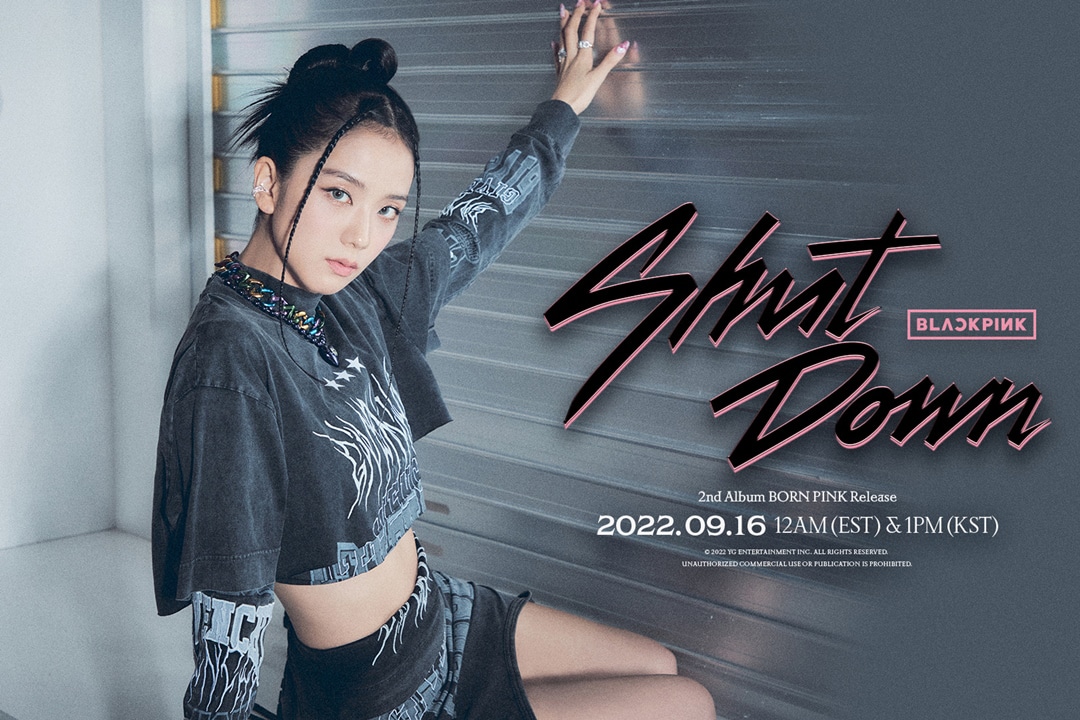 BLACKPINK「Shut Down」JISOOのソロティザーポスター。