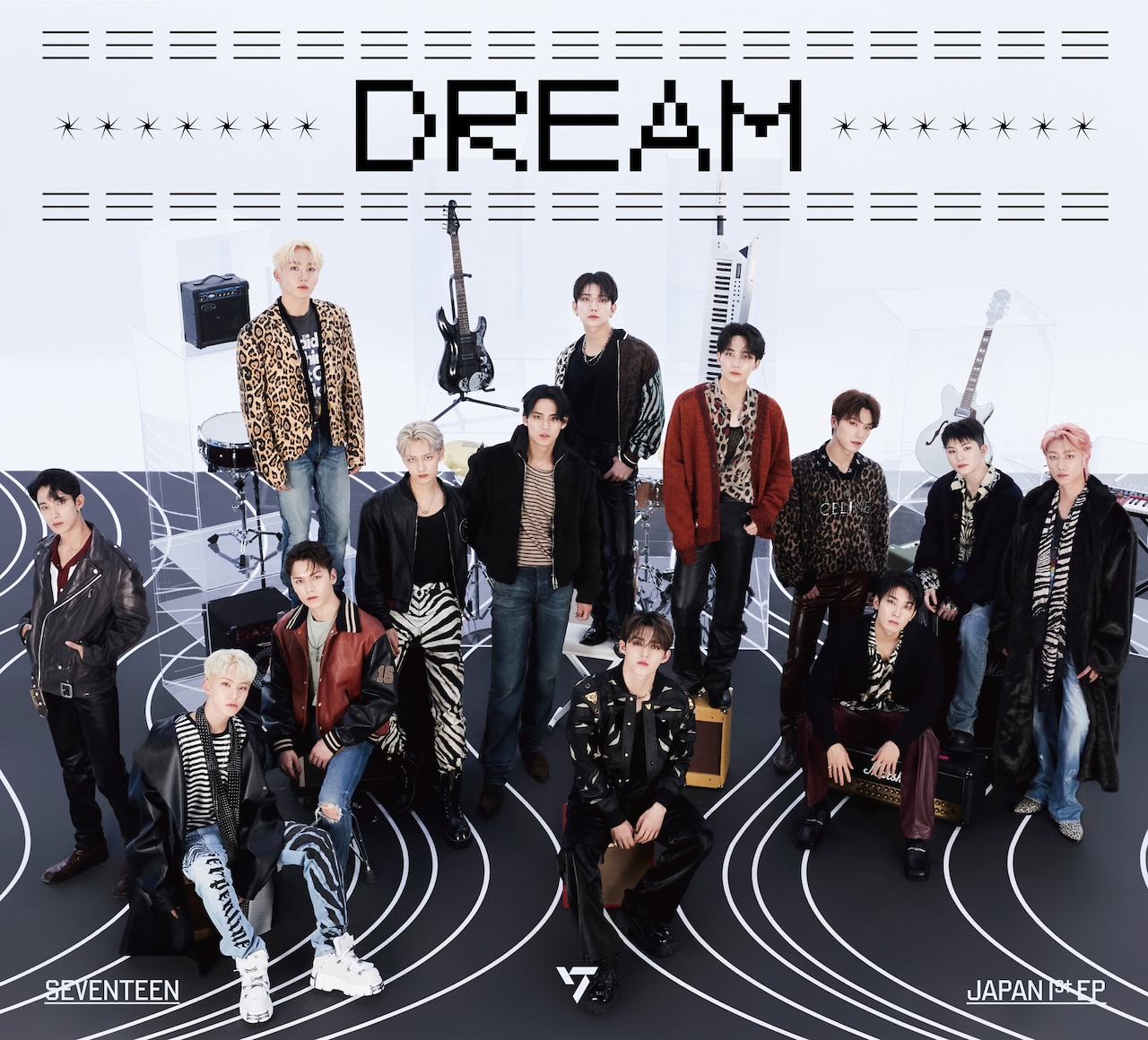 SEVENTEENの日本1st EP「DREAM」全7種のジャケット写真公開