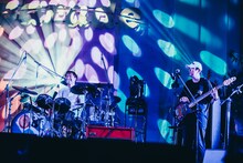 左から茂木欣一（Dr, Vo / フィッシュマンズ）、柏原譲（B / フィッシュマンズ）。（撮影：勝永裕介）