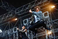 左からRxYxO（B / coldrain）、Y.K.C（G / coldrain）。（撮影：上山陽介）