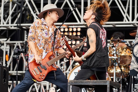 Dragon Ashのライブの様子。（撮影：釘野孝宏）