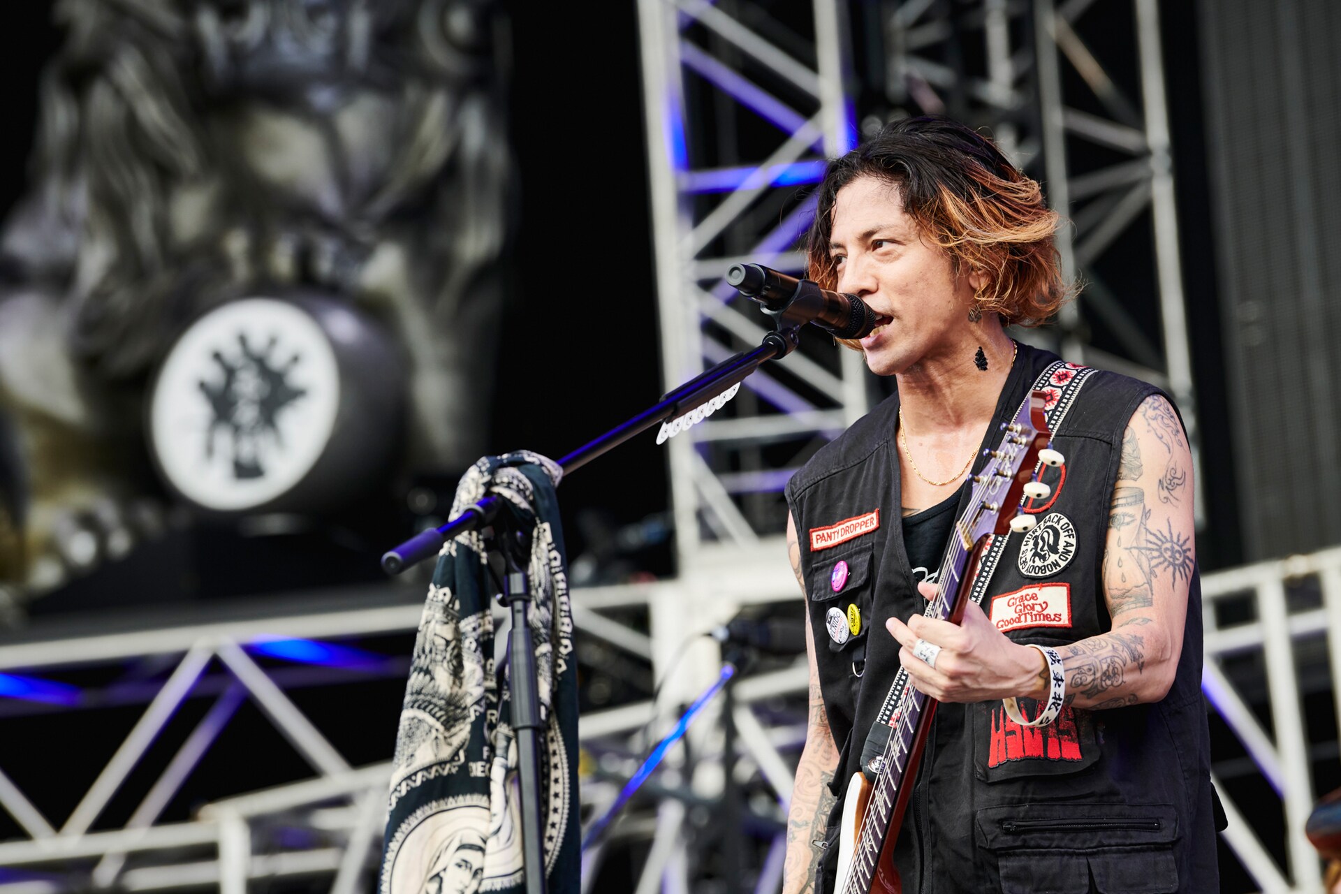 Kj（Vo, G / Dragon Ash）（撮影：釘野孝宏） [画像ギャラリー 66/103