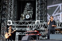 藤井フミヤのライブの様子。（撮影：上山陽介）