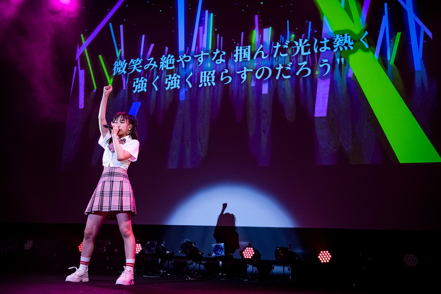 桜木心菜生誕ソロライブ「NightProm～new open～」の様子。