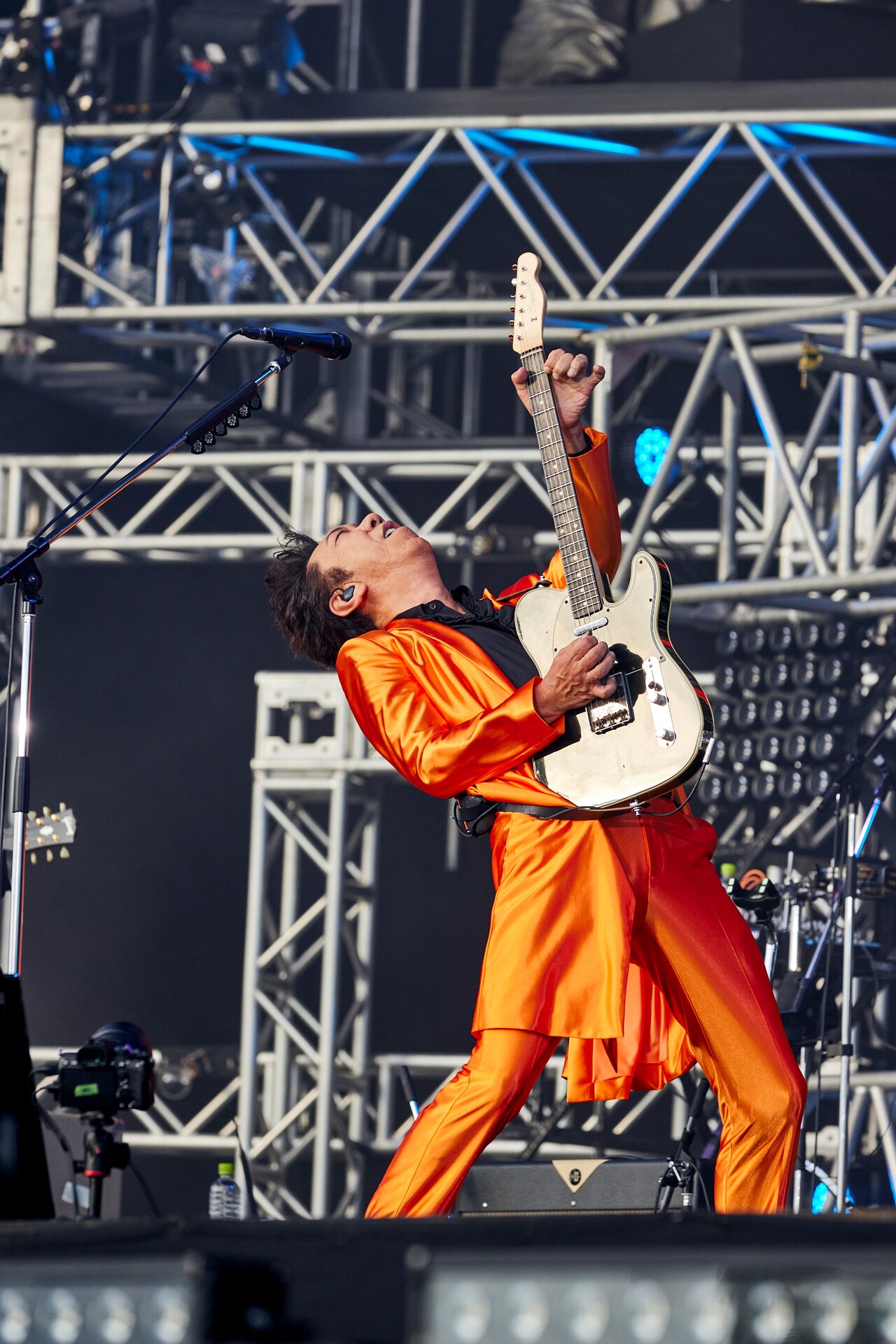 b*0様 布袋寅泰 G柄 ファインウールマフラー 新品未開封 ファインタッチウールマフラー/593186（ストール/ショール）｜GLOBAL