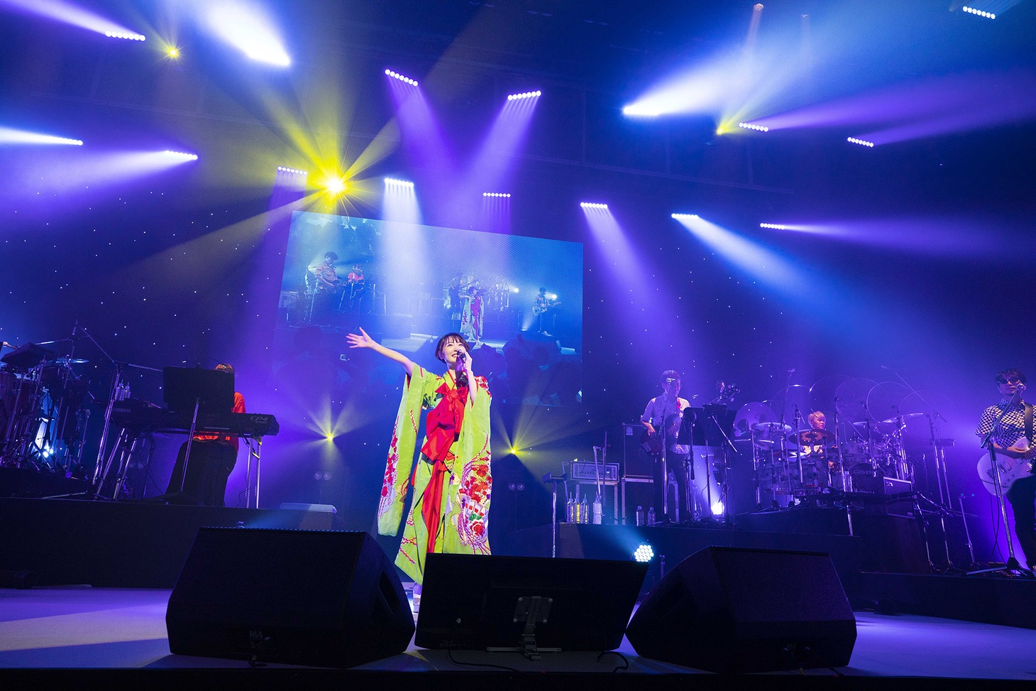 花澤香菜「HANAZAWA KANA Live 2022 "Pokerface"」の様子。（Photo by KOBA）