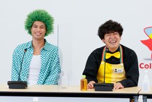 左から佐伯大地、 ちゅうえい（流れ星☆）。(c)関西テレビ