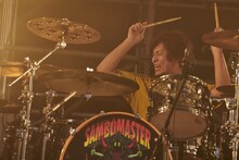 木内泰史（Dr, Cho / サンボマスター）（撮影：釘野孝宏）