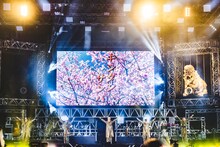 氣志團によるクロージングアクトの様子。（撮影：青木カズロー）