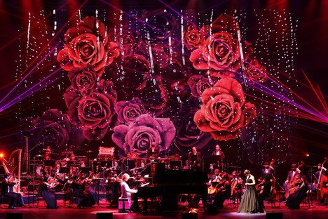 「YOSHIKI CLASSICAL with Orchestra in JAPAN 2022」初日公演の様子。