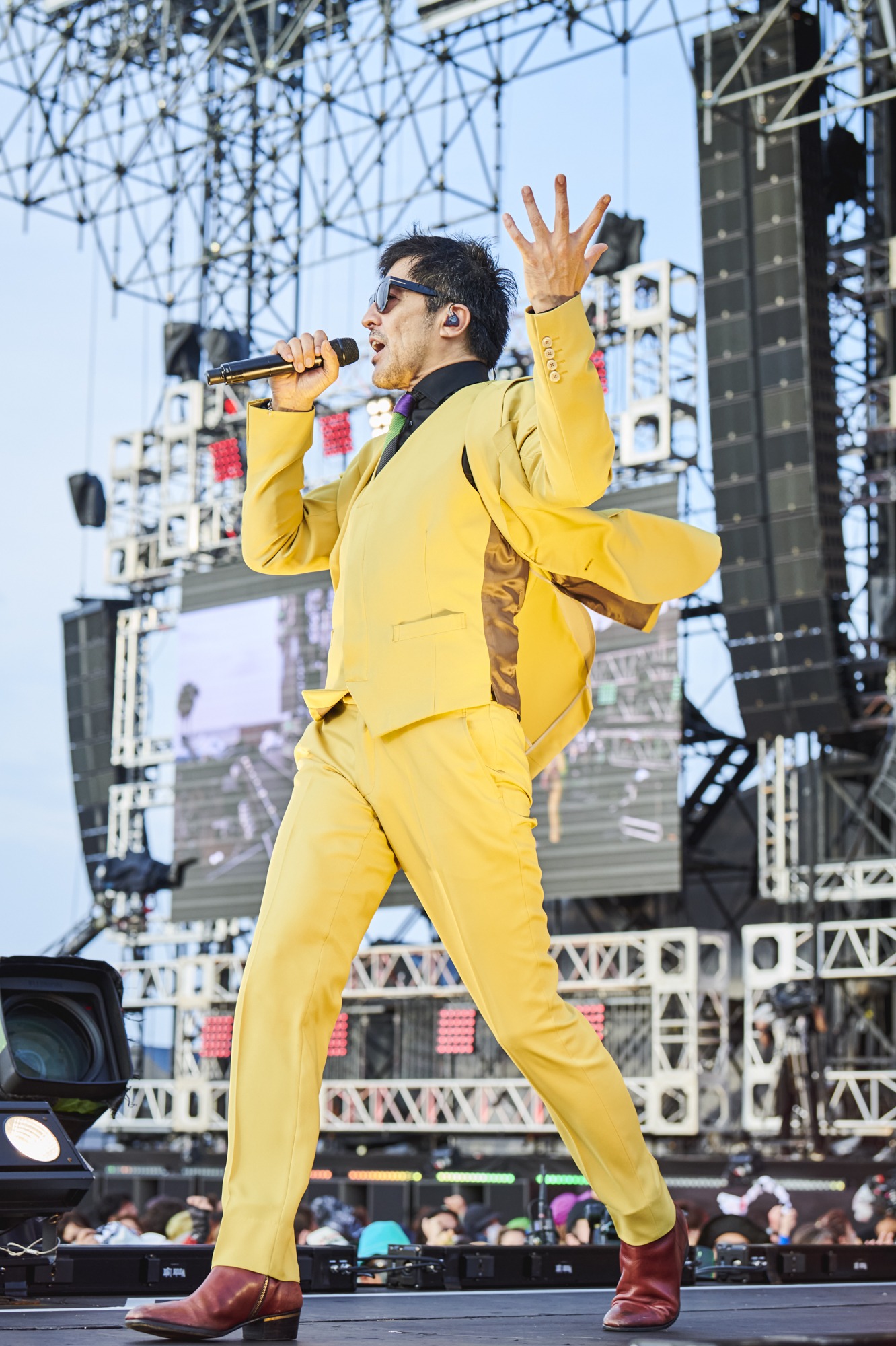 谷中敦（Baritone Sax / 東京スカパラダイスオーケストラ）（撮影：釘野孝宏）