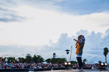 湘南乃風のライブの様子。（撮影：釘野孝宏）