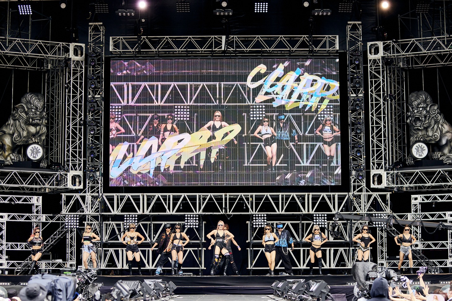 倖田來未のライブの様子。（撮影：中野修也）