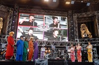 ももいろクローバーZのライブの様子。（撮影：上山陽介）