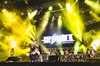 聖飢魔IIの黒ミサの様子。（撮影：青木カズロー）