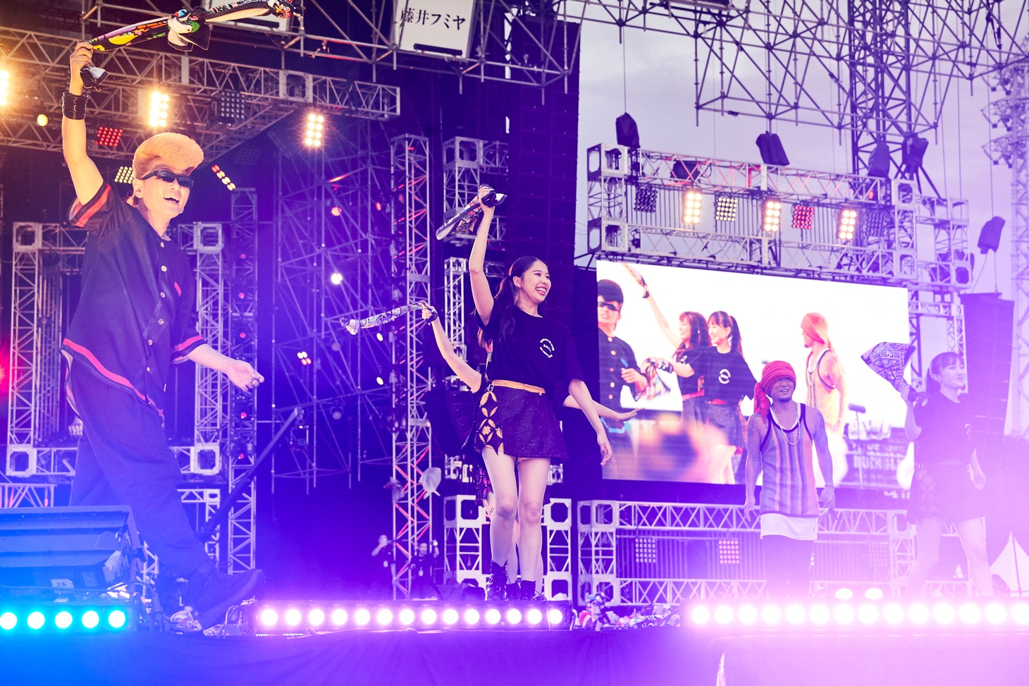 湘南乃風のライブの様子。（撮影：中野修也）