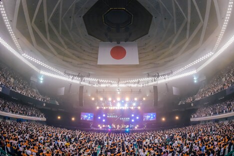 「緑黄色社会×日本武道館 “20122022”」の様子。(撮影:ハヤシマコ)