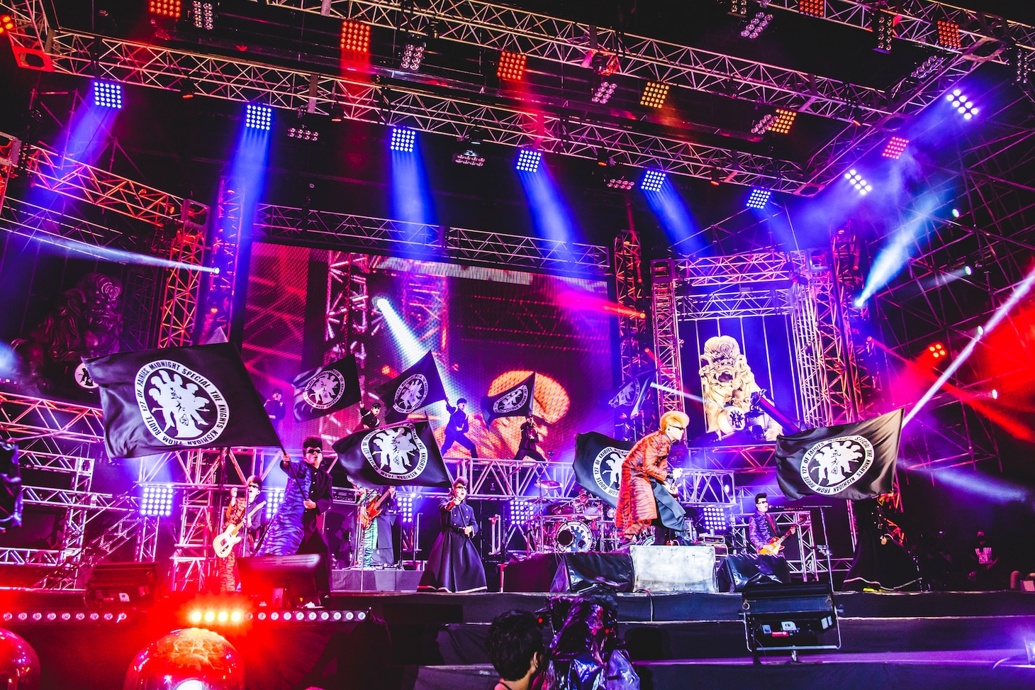 氣志團（撮影：青木カズロー）