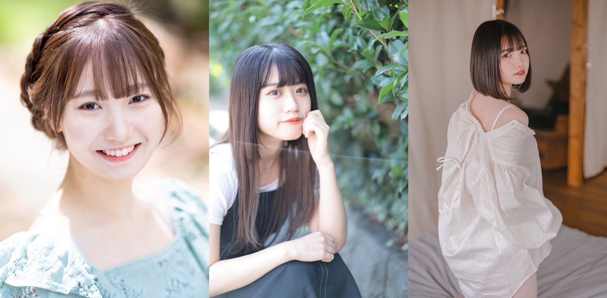 左から宮田有萌、葉月りさこ、真城もも。