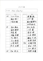 アヒトジャパンの登録メンバー