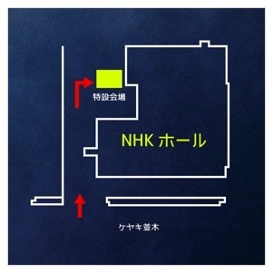 「Venue101 EXTRA」特別展示会の会場図