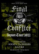 「FINAL CONFLICT JAPAN TOUR 2022」ポスター