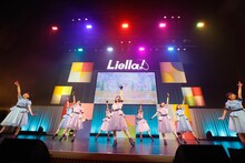 Liella!「『ラブライブ！スーパースター!!』2期OP＆ED主題歌連動リリースイベント」の様子。(c)2022 プロジェクトラブライブ！スーパースター!!