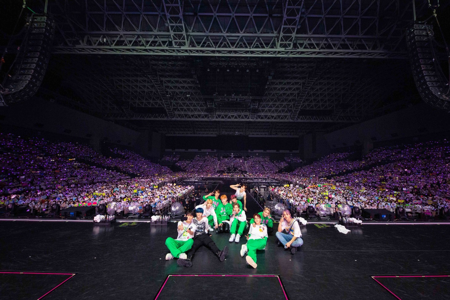 「2022 JO1 1ST ARENA LIVE TOUR 'KIZUNA'」9月22日の福岡公演の様子。(c)LAPONE ENTERTAINMENT