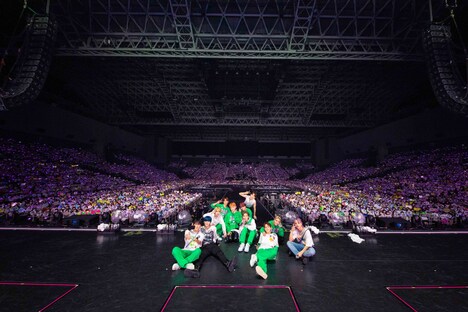 「2022 JO1 1ST ARENA LIVE TOUR 'KIZUNA'」9月22日の福岡公演の様子。(c)LAPONE ENTERTAINMENT