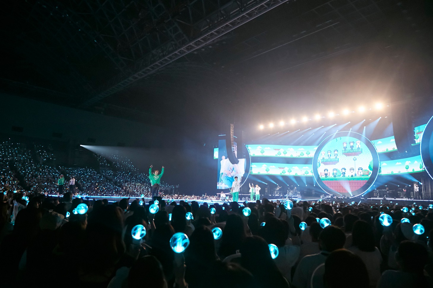 「2022 JO1 1ST ARENA LIVE TOUR 'KIZUNA'」9月22日の福岡公演の様子。(c)LAPONE ENTERTAINMENT