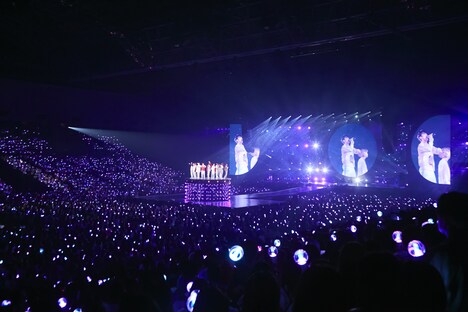 「2022 JO1 1ST ARENA LIVE TOUR 'KIZUNA'」9月22日の福岡公演の様子。(c)LAPONE ENTERTAINMENT