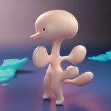 ウ山あまね「ムームート」配信ジャケット