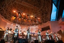 「私立恵比寿中学 We sing a popular tune on the stage 題して『ちゅうおん』2022」1日目の様子。