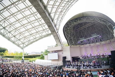 「私立恵比寿中学 We sing a popular tune on the stage 題して『ちゅうおん』2022」1日目の様子。