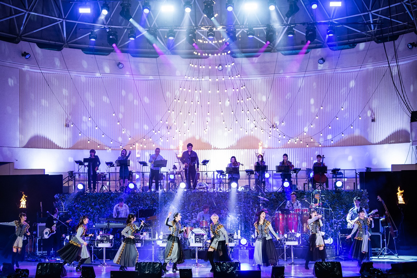 「私立恵比寿中学 We sing a popular tune on the stage 題して『ちゅうおん』2022」1日目の様子。