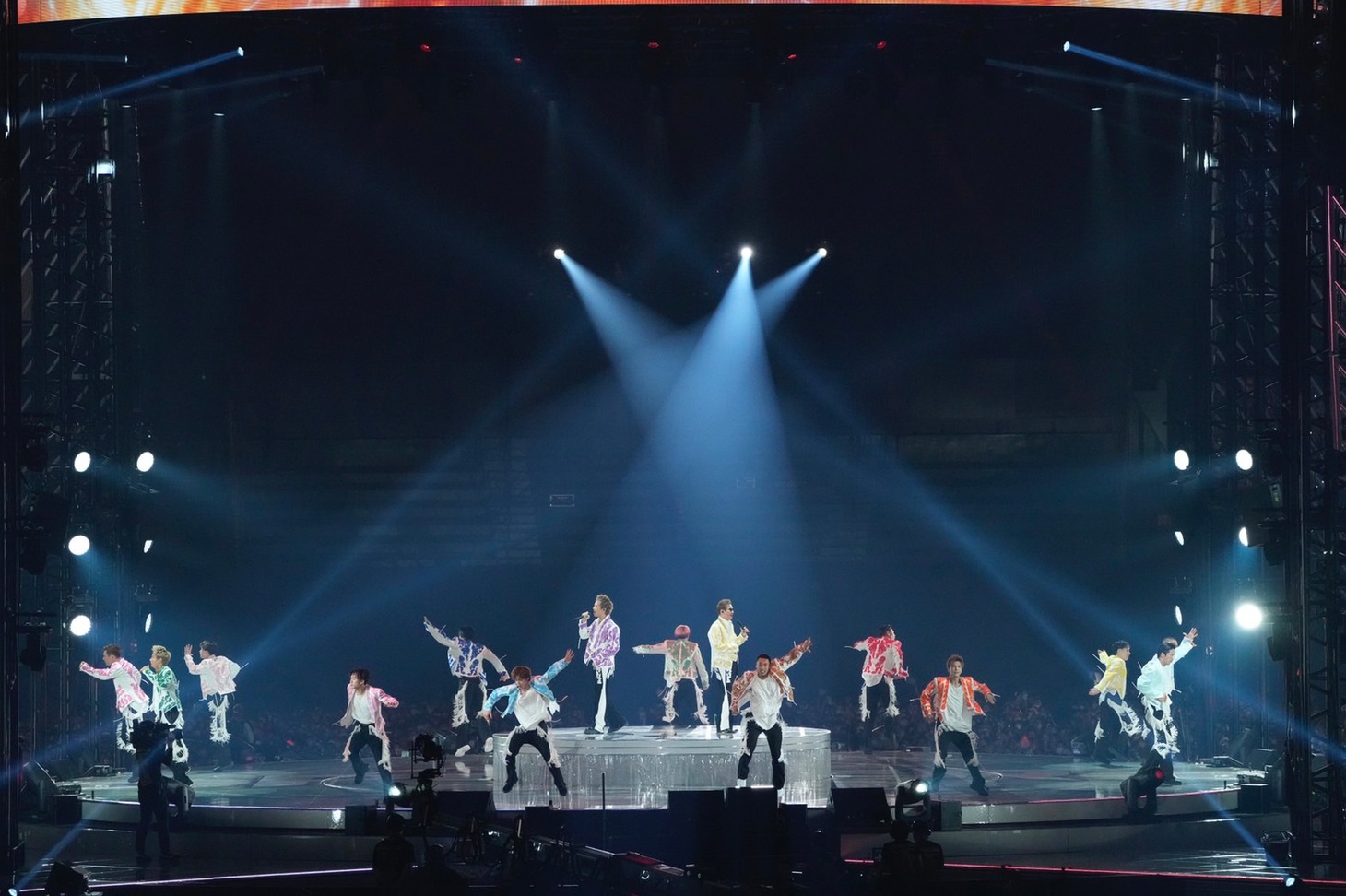 「EXILE LIVE TOUR 2022 "POWER OF WISH"」の様子。