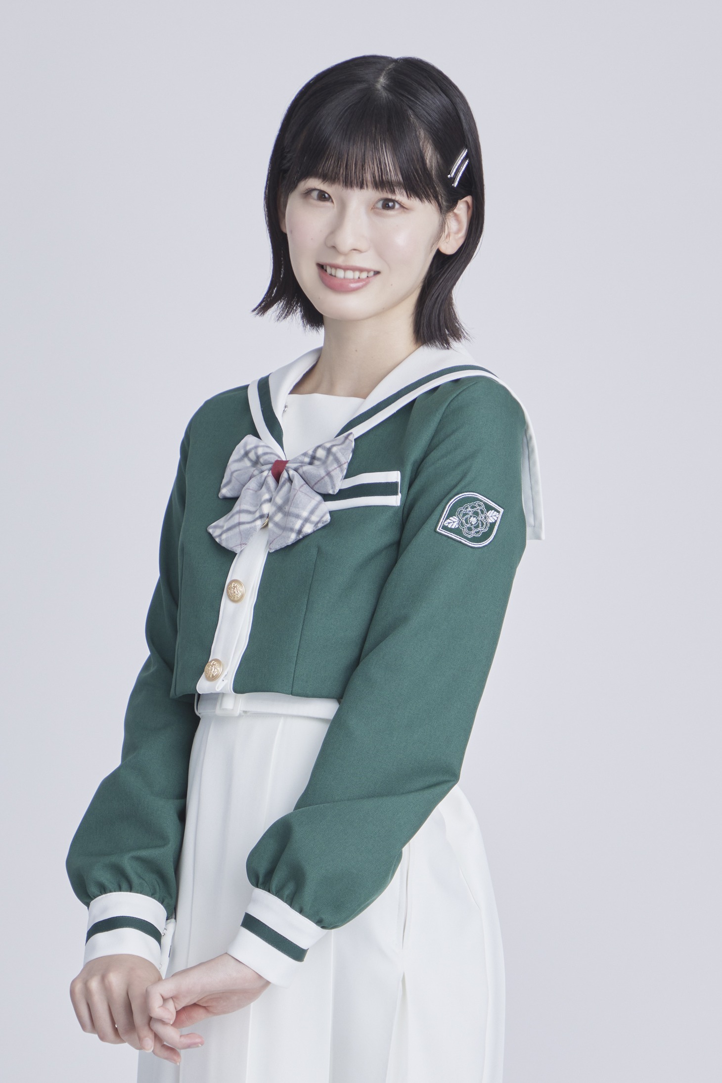 皇ユズハ役の浅井七海。