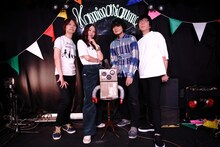 「カミナリグモ 15th Anniversary Tour "Another Trip Another Treasure"」下北沢CLUB Que公演の出演者たち。（撮影：山中善正）