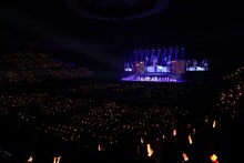 「須田亜香里卒業コンサート＠日本ガイシホール ～君だけが瞳の中のセンター～」の様子。