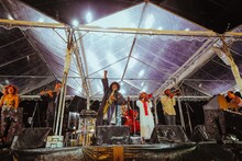 カマシ・ワシントンのステージの様子。 (c)ODD BRICK
All Copyrights Reserved.