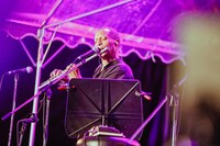 カマシ・ワシントンのステージの様子。 (c)ODD BRICK
All Copyrights Reserved.